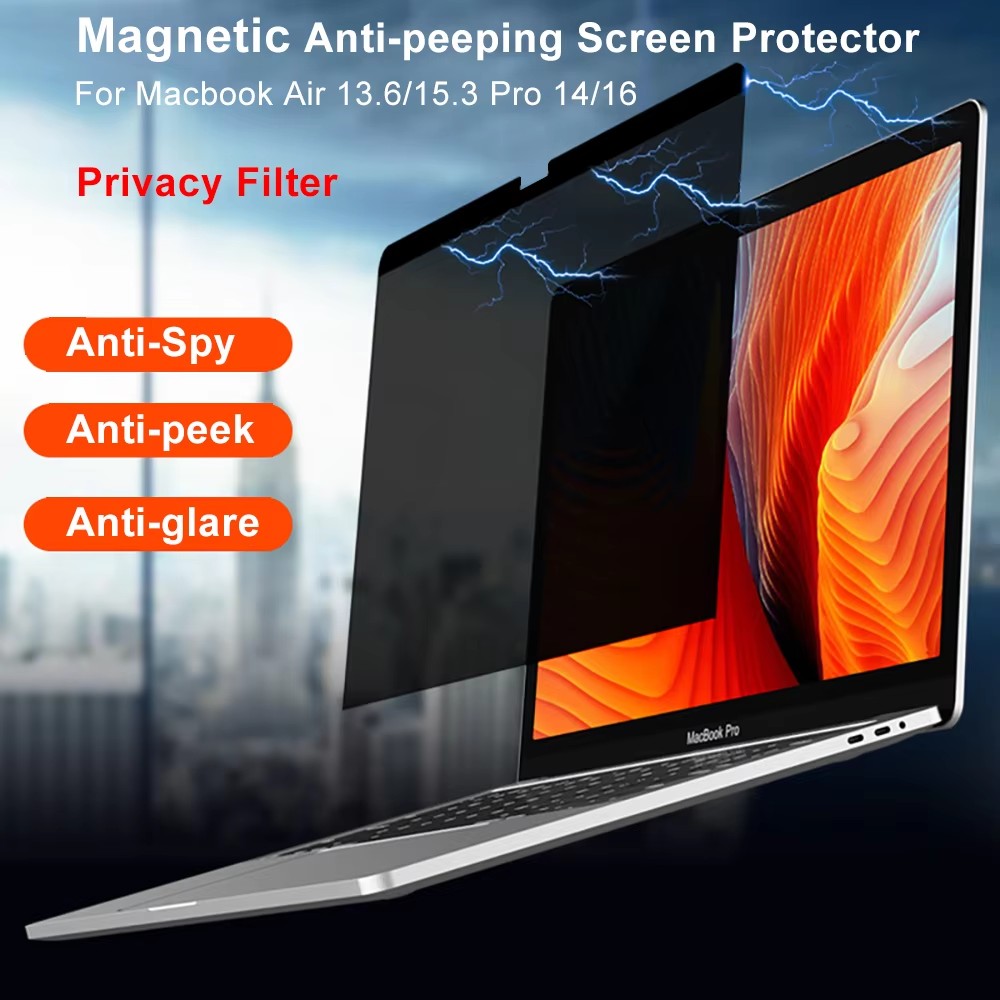 Monitor Privacy Filter - Magnetic Anti Spy Film For Mac