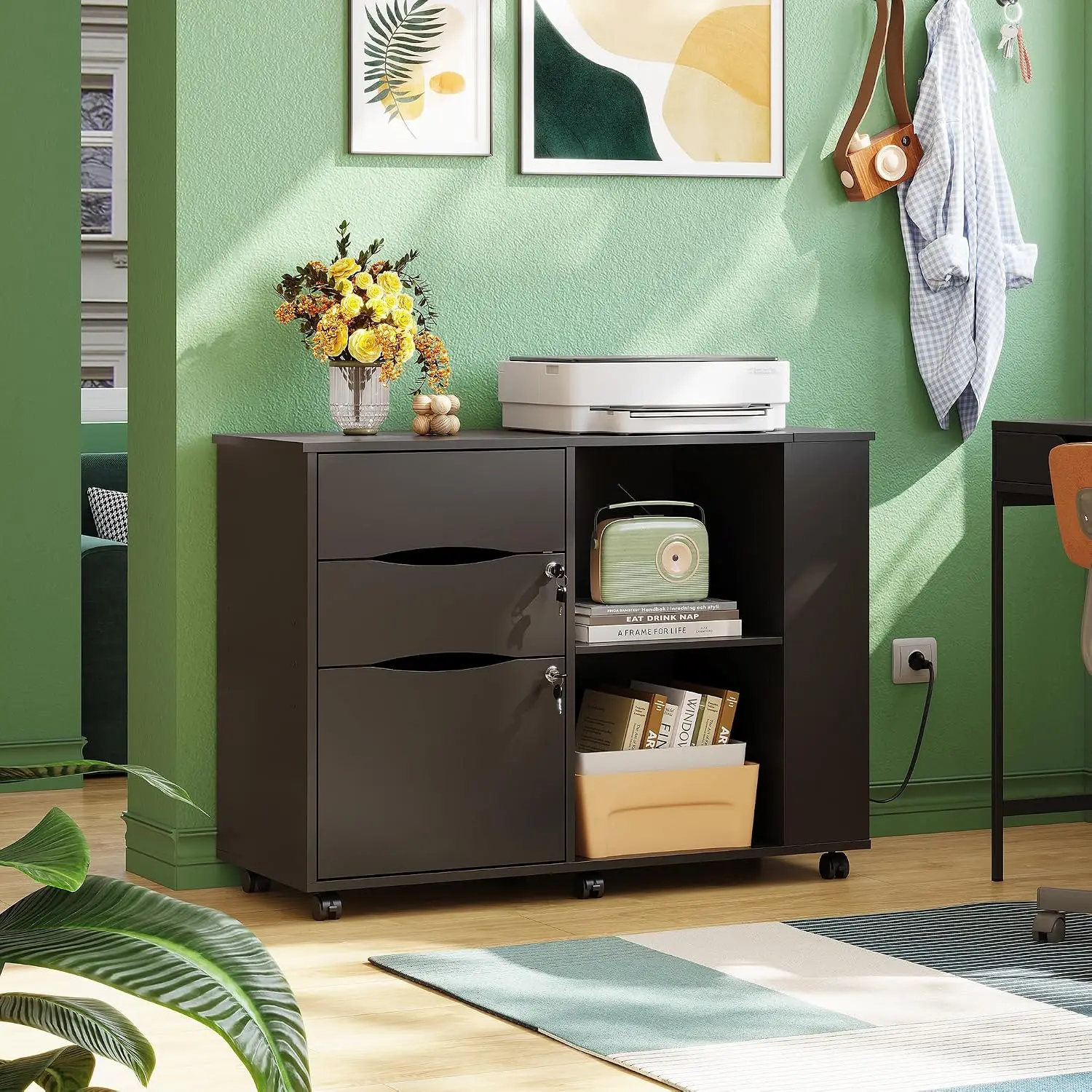 File Cabinet with Lock, Printe - File Cabinet Lateral ulasan dan harga