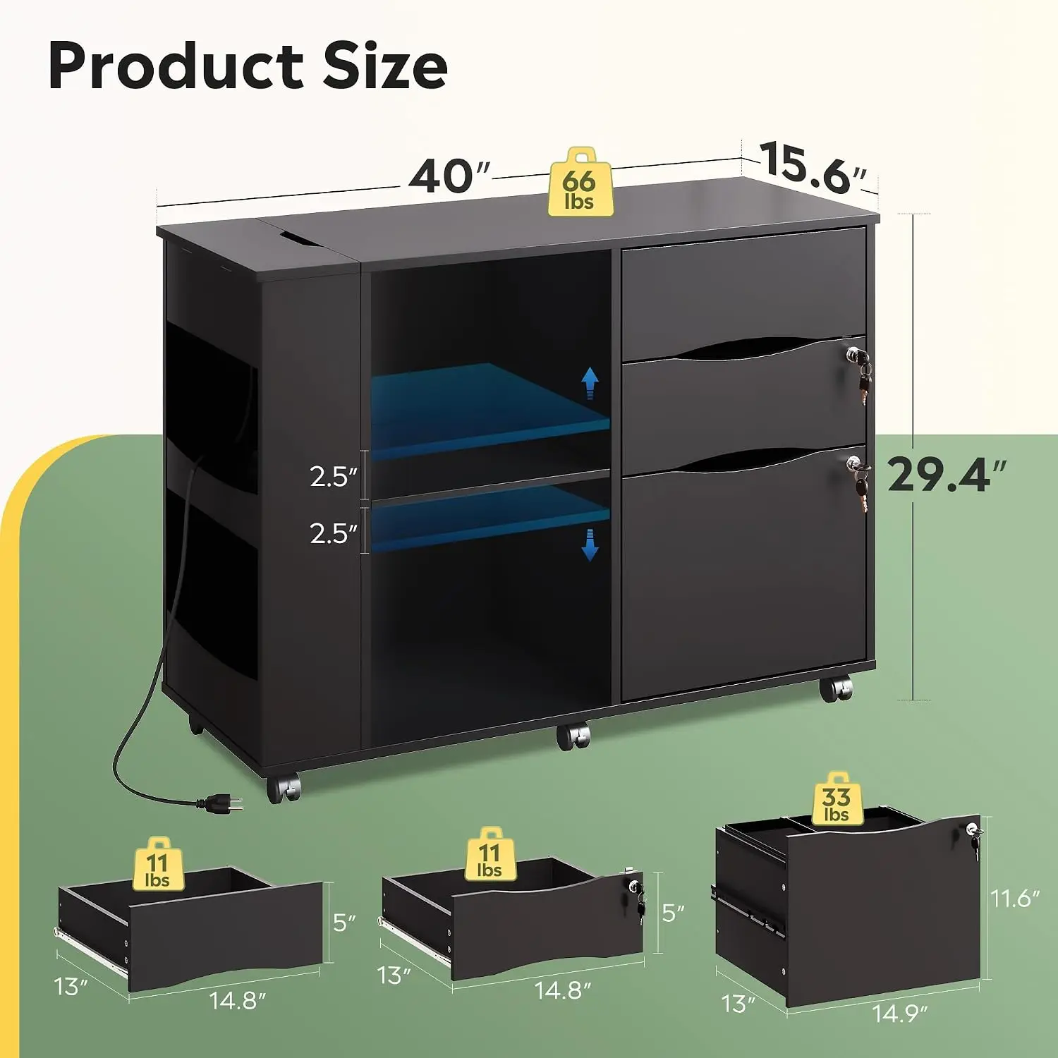 File Cabinet with Lock, Printe - File Cabinet Lateral ulasan dan harga