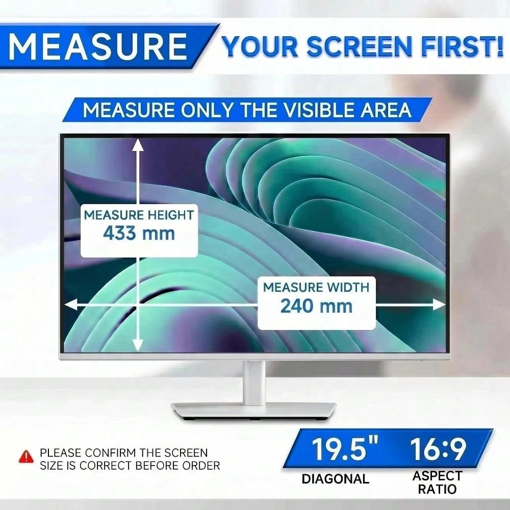 [2-Pack] 19.5 Inch 16:9 Comput - Monitor Privacy Filter ulasan dan harga