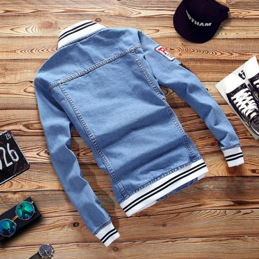 New 2026 Men's Denim Jackets F - Coat Rack Standing ulasan dan harga