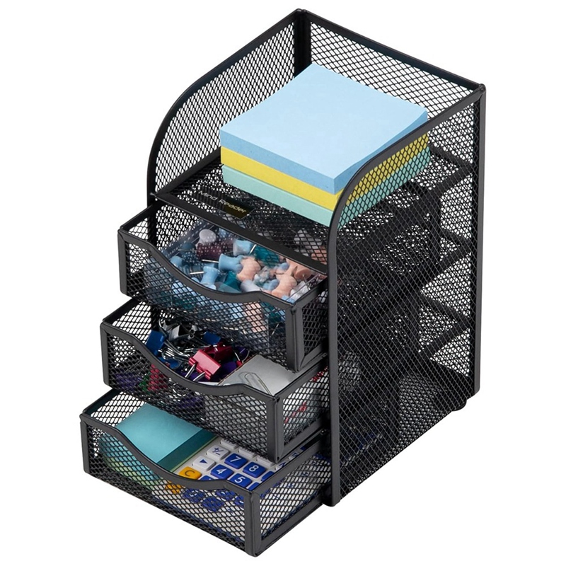 Desktop Accessory Storage with - Paper Basket Mesh ulasan dan harga