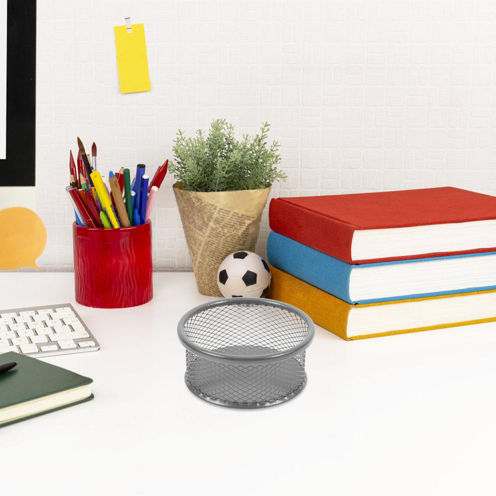 4Pcs Metal Paper Clip Holder D - Paper Basket Mesh ulasan dan harga