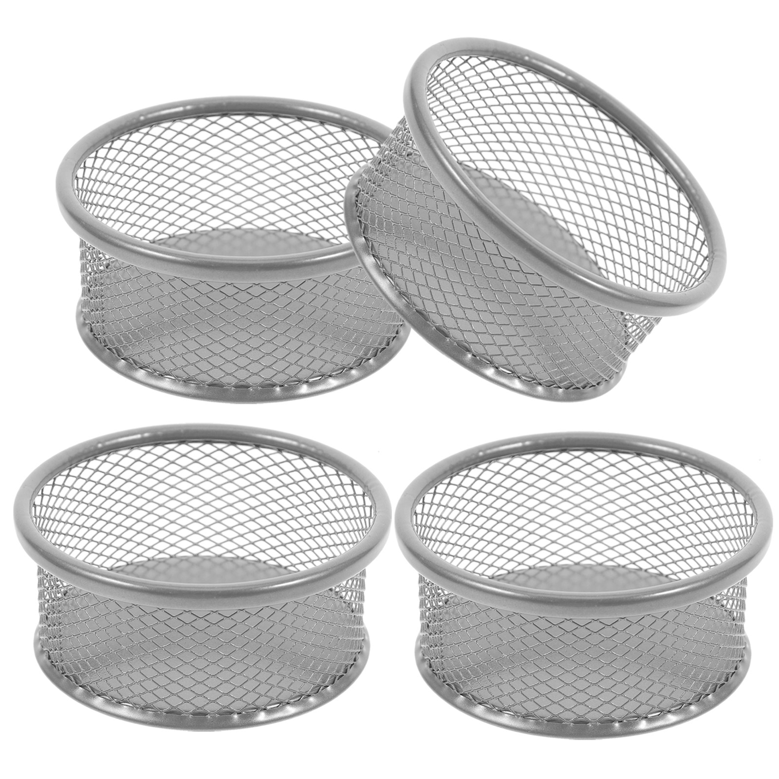 4Pcs Metal Paper Clip Holder D - Paper Basket Mesh ulasan dan harga