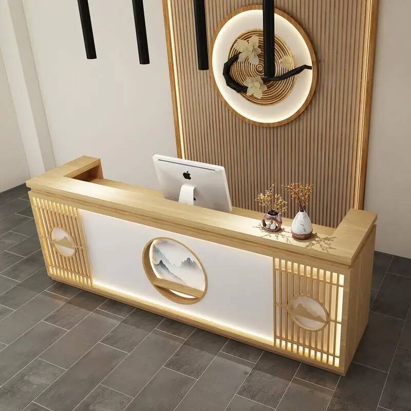Simple Classic Reception Desk  - Office Furniture In Usa ulasan dan harga