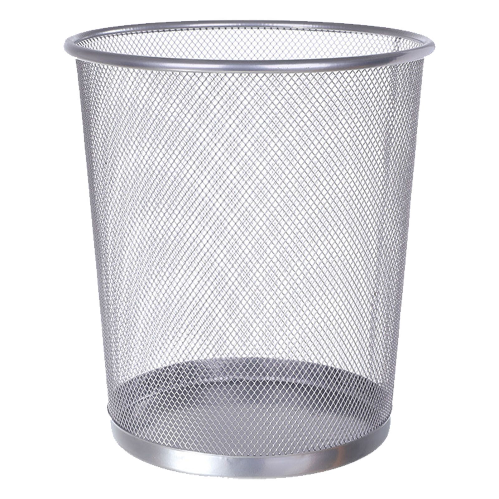 Mesh Iron Trash Can Open Top L - Paper Basket Mesh ulasan dan harga