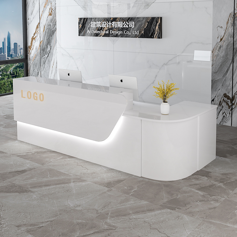 Storage Luxury Reception Desk  - Office Furniture In Usa ulasan dan harga
