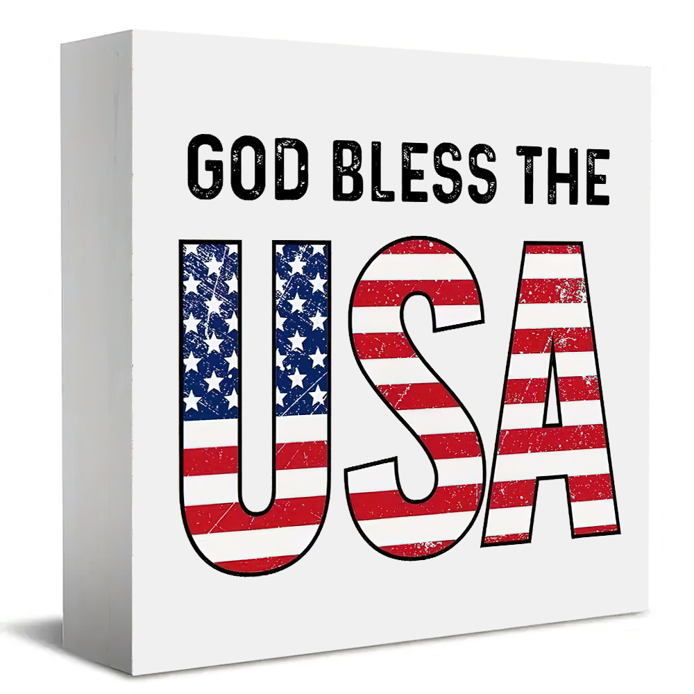1 Piece God Bless The USA Patr - Office Furniture In Usa ulasan dan harga