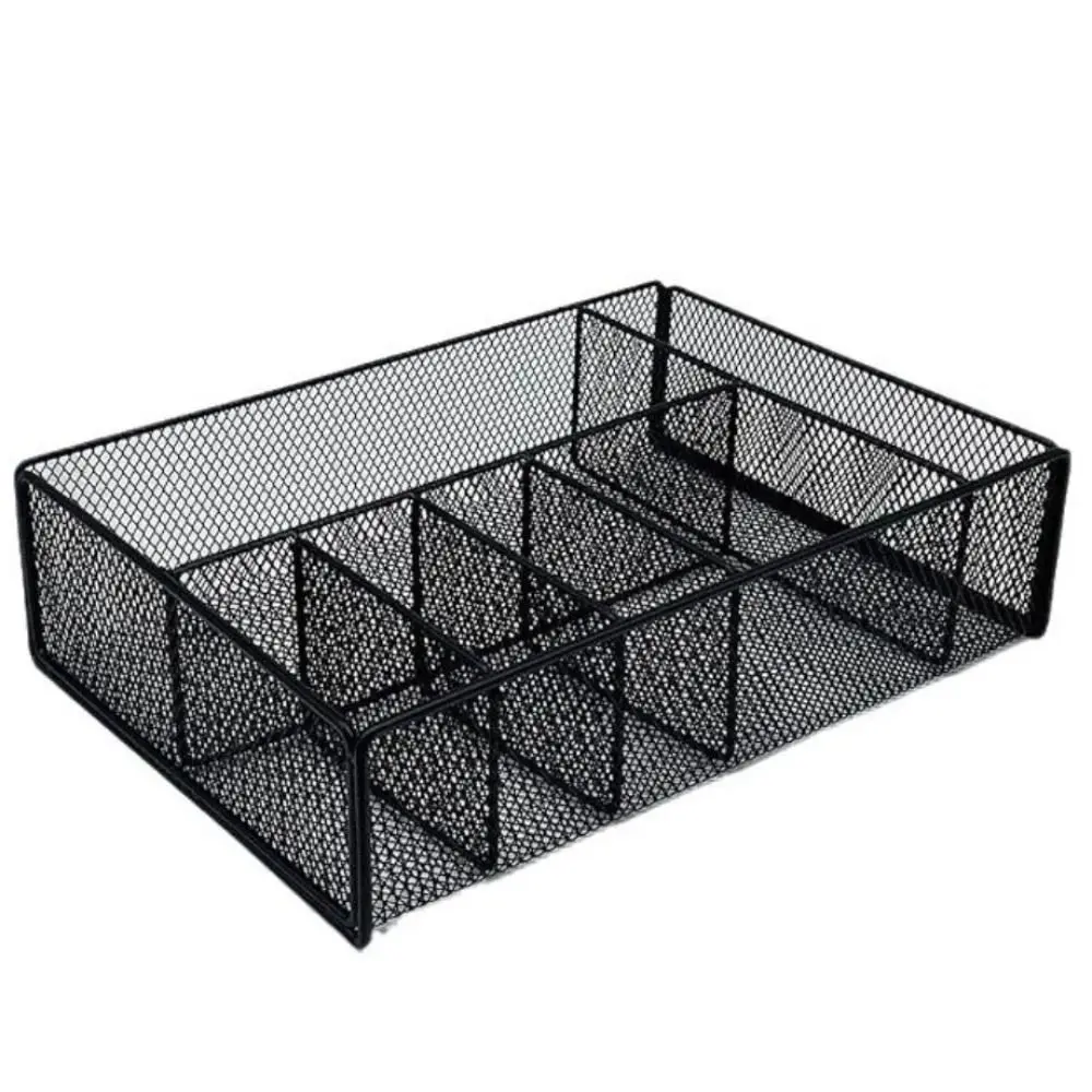 Black Metal Storage Basket Mes - Paper Basket Mesh ulasan dan harga