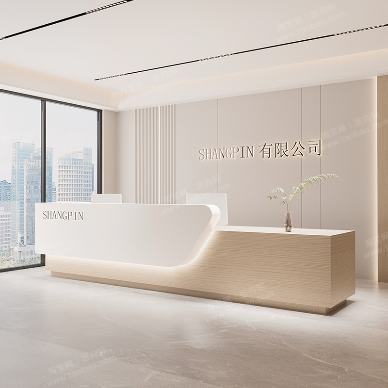 Storage Luxury Reception Desk  - Office Furniture In Usa ulasan dan harga