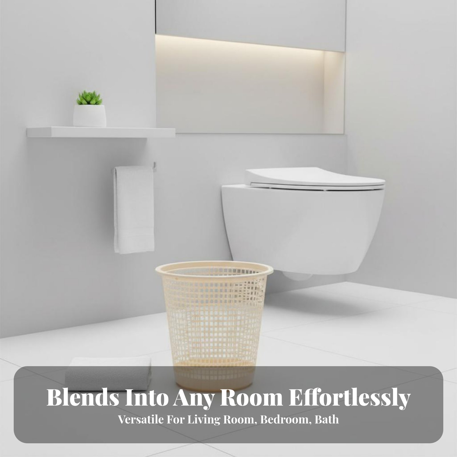 Hollow-Vented Wastebasket Unco - Paper Basket Mesh ulasan dan harga
