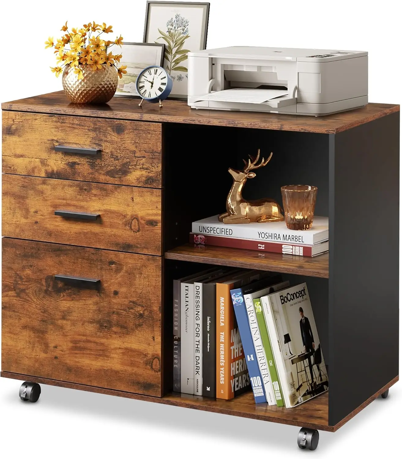 3-Drawer Mobile File Cabinet,  - File Cabinet Lateral ulasan dan harga