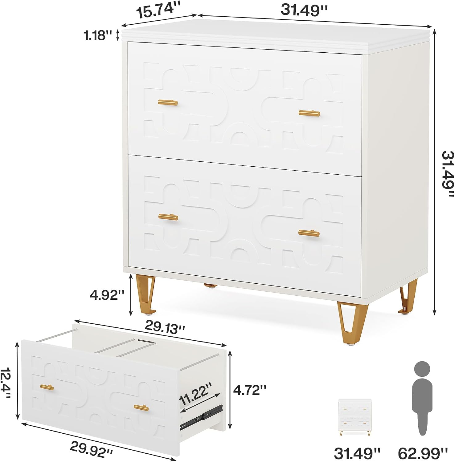 2-Drawer Lateral File Cabinet, - File Cabinet Lateral ulasan dan harga