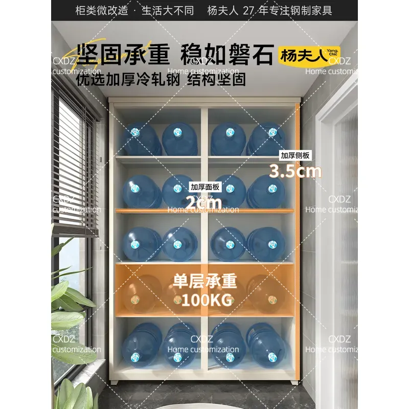 Waterproof Steel Balcony Stora - Locker Storage Metal ulasan dan harga