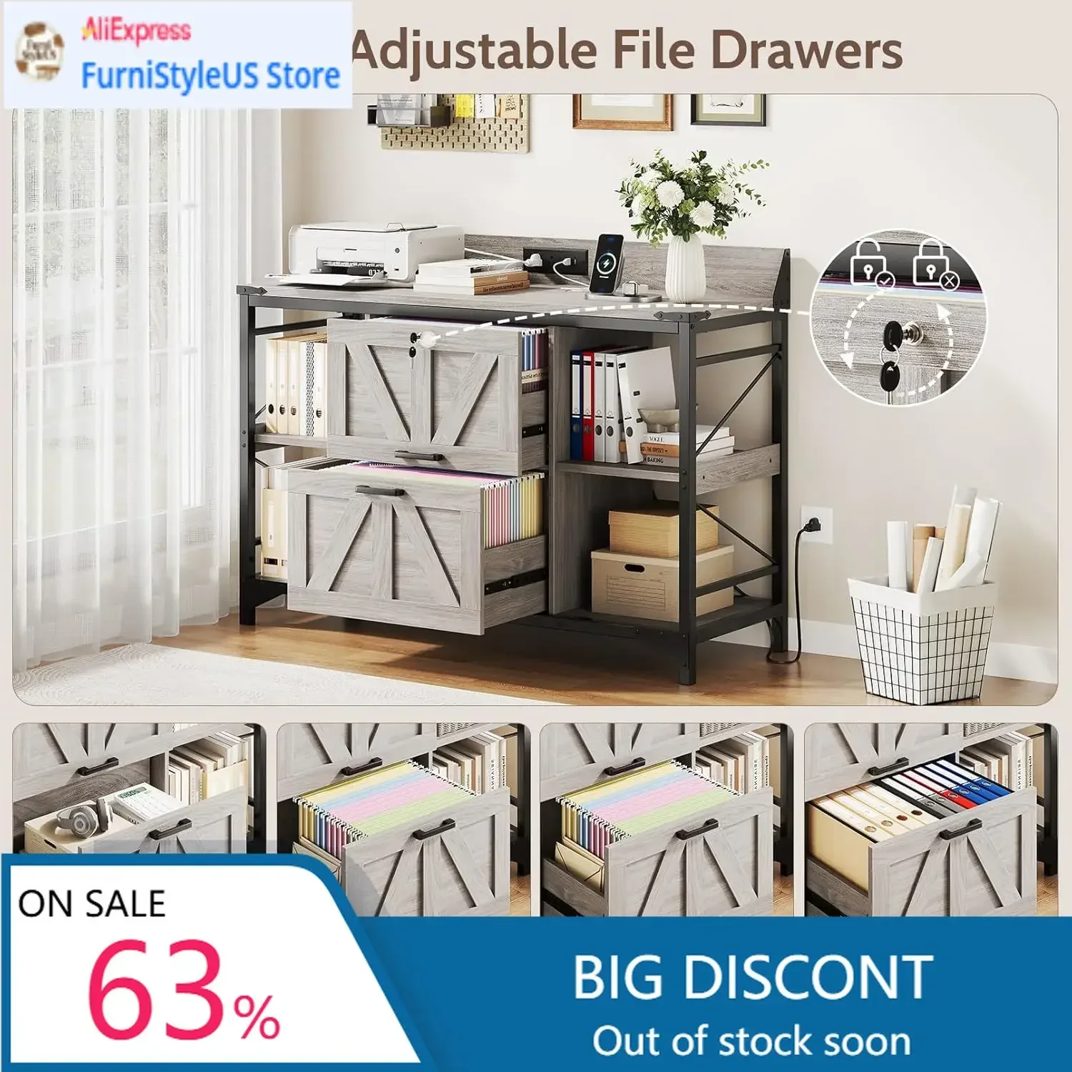 Lateral Filing Cabinet 44 Inch - File Cabinet Lateral ulasan dan harga