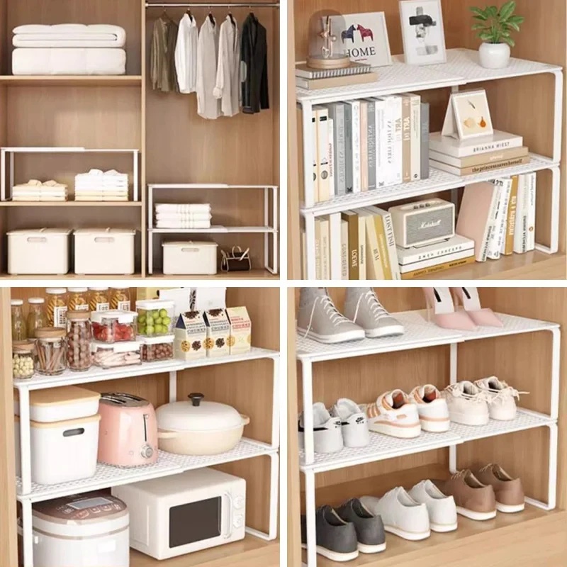 Expandable Closet Shelf Organi - Locker Storage Metal ulasan dan harga