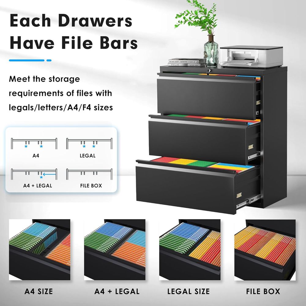 Metal Lateral ile Cabinet with - File Cabinet Lateral ulasan dan harga