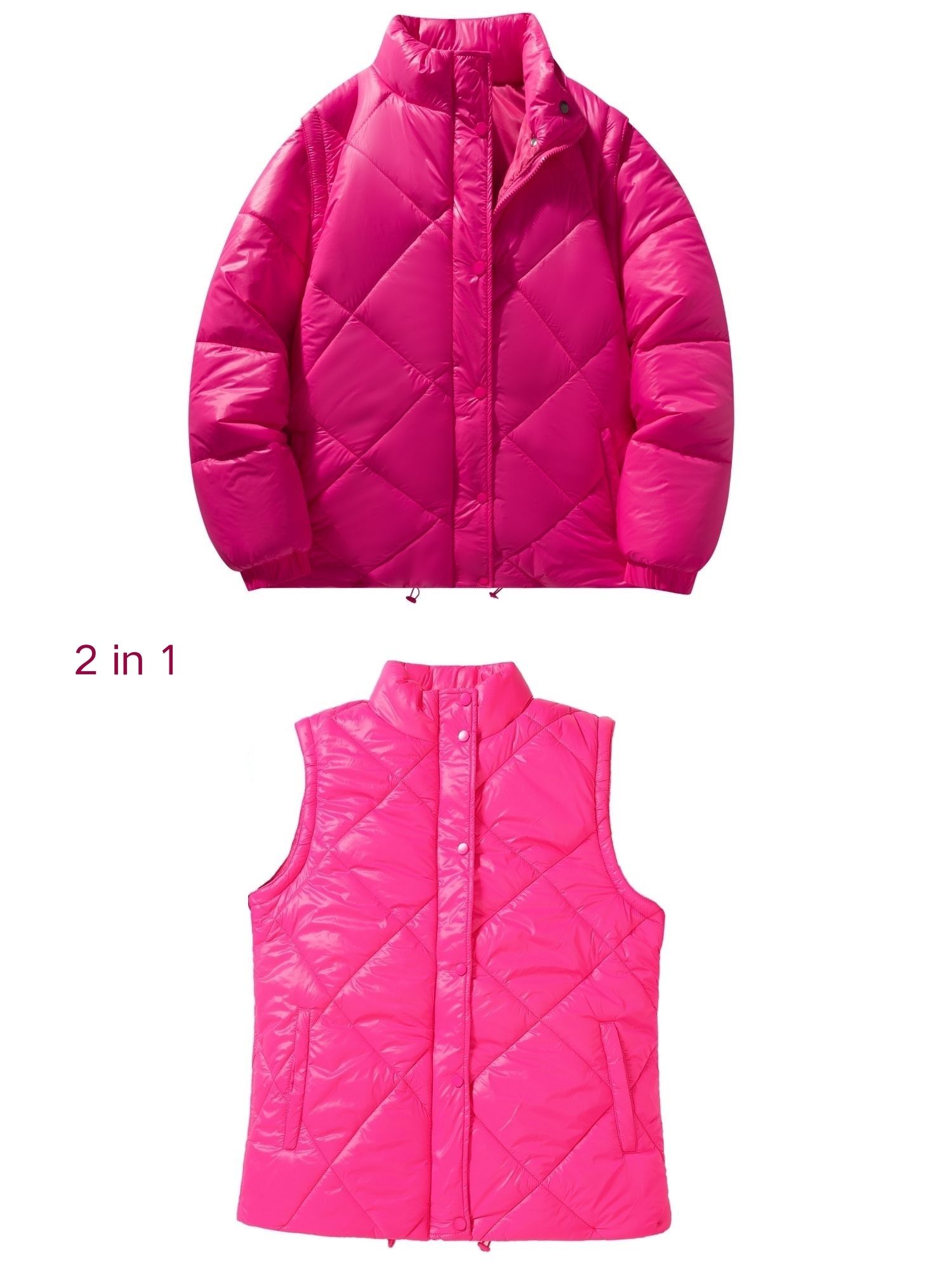 Plus Size Women's Winter Jacke - Coat Rack Standing ulasan dan harga