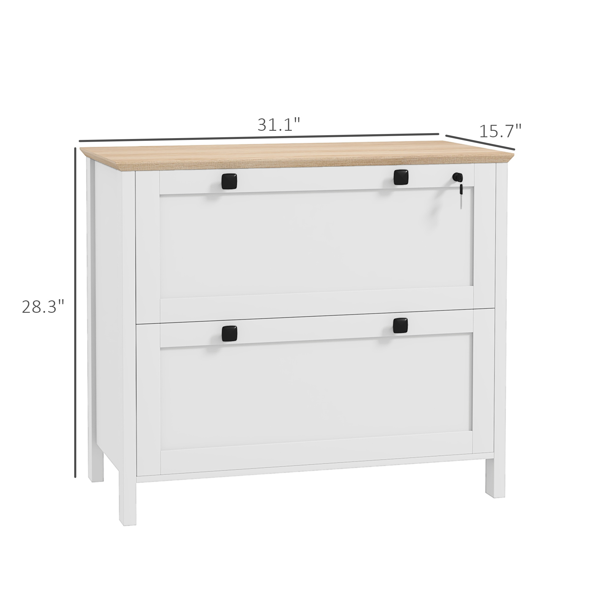 2 Drawer File Cabinet with Loc - File Cabinet Lateral ulasan dan harga