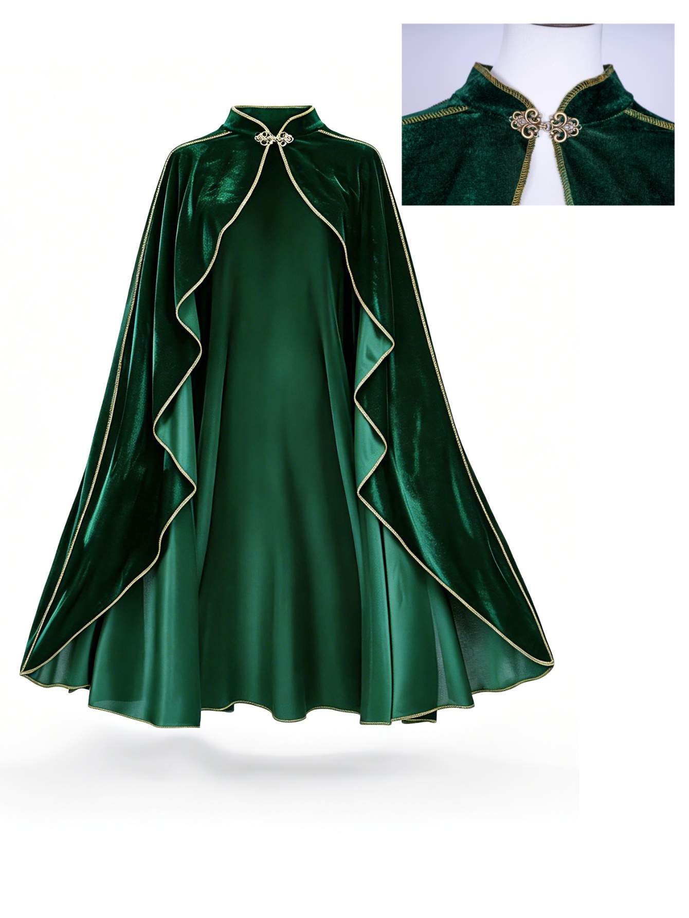 Women Vintage Green Velvet Cap - Coat Rack Standing ulasan dan harga