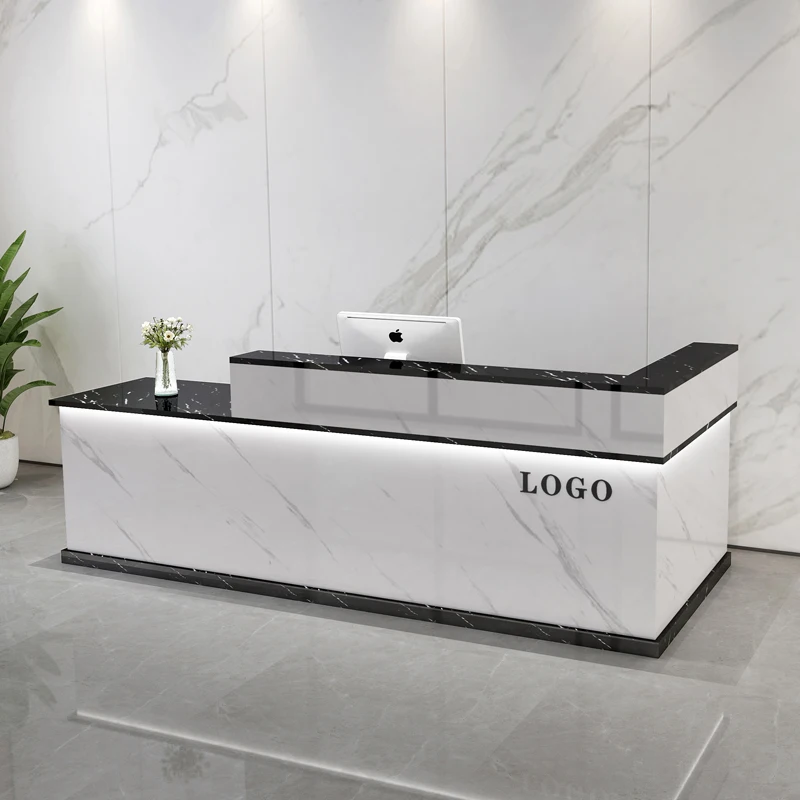 Storage Luxury Reception Desk  - Office Furniture In Usa ulasan dan harga
